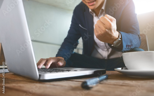 Cuadros en Lienzo businessman or trader Working Finance stock exchange Concept
