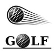 © Roman Sotola - golf ball motion line text symbol vector