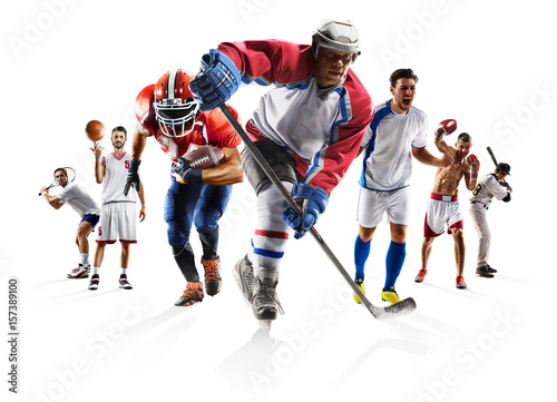 Dekoracja na wymiar  sport-kolaz-boks-pilka-nozna-futbol-amerykanski-koszykowka-baseball-hokej-na-lodzie-itp