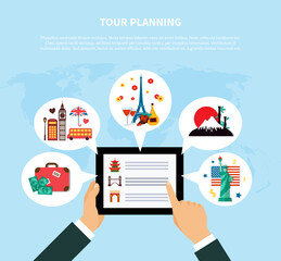 Poster - Tour Planning Design Concept