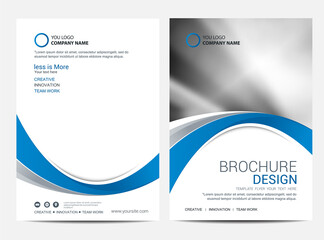 Wall Mural - brochure template flyer background for business design