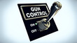 © winglesss - Gun control, 3D rendering