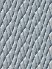 Aufkleber - White abstract surface pattern. 3d rendering