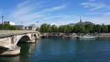Fototapeta Paryż - Photo of iconic Alexander III bridge, Paris, France