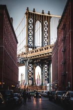 Manhattan Bridge Shot From Dumbo