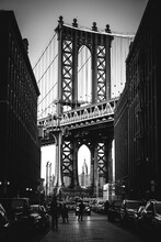 Manhattan Bridge Shot From Dumbo