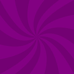 Poster - Spiral background from purple curved rays