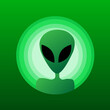 Alien face icon