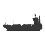 Fototapeta Big Ben - Freigther boat ship icon vector illustration graphic design