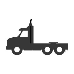 Canvas Print - Cargo truck vehicle icon vector illustration graphic design