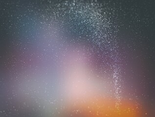 Wall Mural - starry sky illustration, stars and milky way on colored night sky with clusters of stars