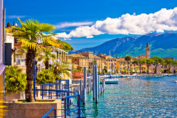 Sticker - Toscolarno Maderno village on Lago di Garda view