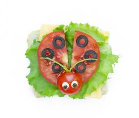 Canvas Print - Ladybug sandwich