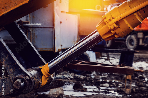 Fotografia, Obraz Pneumatic piston for machinery technology