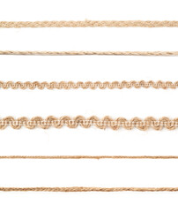 Wall Mural - Line of a linen rope string