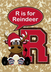 Sticker - R is for Reindeer 