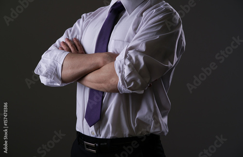 ビジネスマン ワイシャツ ネクタイ 腕組み Buy This Stock Photo And Explore Similar Images At Adobe Stock Adobe Stock