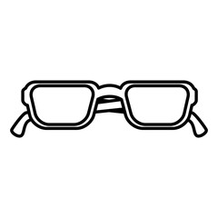 eye glasses modern style vector illustration design