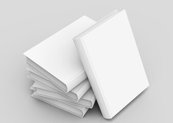 Canvas Print - blank hard cover book template