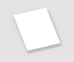 Sticker - Blank hard cover book template