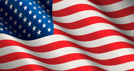 United States Flag Vector
