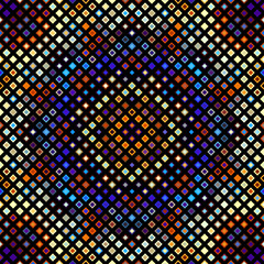 Seamless background. Geometric abstract diagonal pattern in low poly pixel art style.