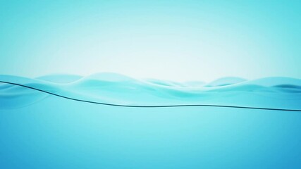 Wall Mural - Seamlessly looping water surface