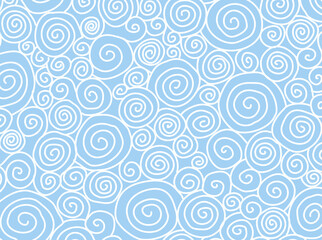 Canvas Print - Blue Swirl