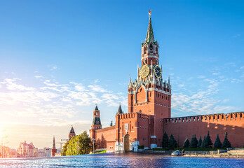 Wall Mural - Спасская башня Кремля The Spasskaya Tower of the Kremlin