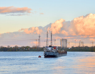 Canvas Print - View of Neva river.