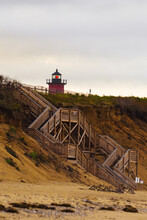 Nauset Lighthouse  In Cape Cod-Massachusetts