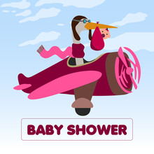 Baby Shower Invitational Card