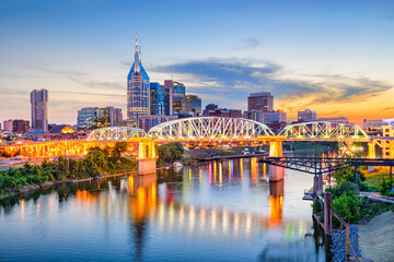 Fototapete - Nashville, Tennessee, USA