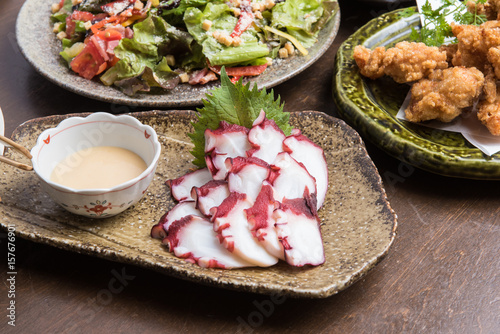居酒屋メニュー 蛸の刺身 Buy This Stock Photo And Explore Similar Images At Adobe Stock Adobe Stock