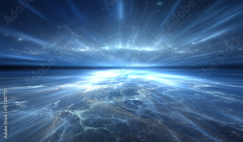Cuadros en Lienzo Time warp, traveling in space.