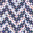 © funkyplayer - Chevron stripes background. Seamless pattern with classic geometric ornament. Zigzag horizontal lines wallpaper.