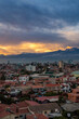 A view of a sunset in the city of Cochabamba Bolivia South America