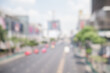 Abstract blurred image of  street background