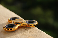 Golden Fidget Spinners Popular Toy