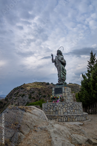 Fotografie, Obraz Madonna del Mare (Our Lady of the Sea) statue - Bova Marina, Calabria, Italy
