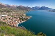 Como lake seen from Dongo, High Lario. Lombardy Italy Europe