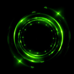Wall Mural - abstract background. luminous swirling. elegant glowing circle. .sparking particle. space tunnel. gl