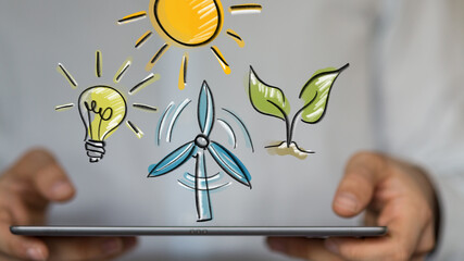 Wall Mural - green energy