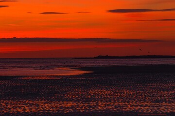 Red Dawn, Cayton Bay, North Yorkshire