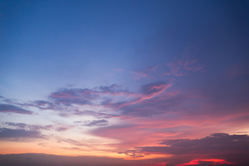 Wall Mural - beautiful sunset sky background
