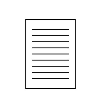 paper document file web icon vector symbol icon design.