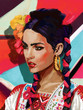 © Giulio Rossi - Young woman in traditional Mexican clothing