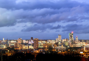 Wall Mural - Leeds skyline UK