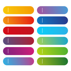 Poster - Empty web button set vector