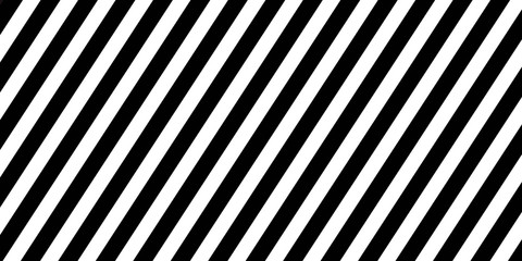 Aufkleber - Horizontal banner, Black diagonal lines. Striped wallpaper